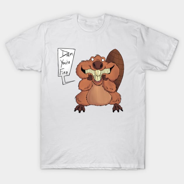 Beaver T-Shirt by TheDoodleDream